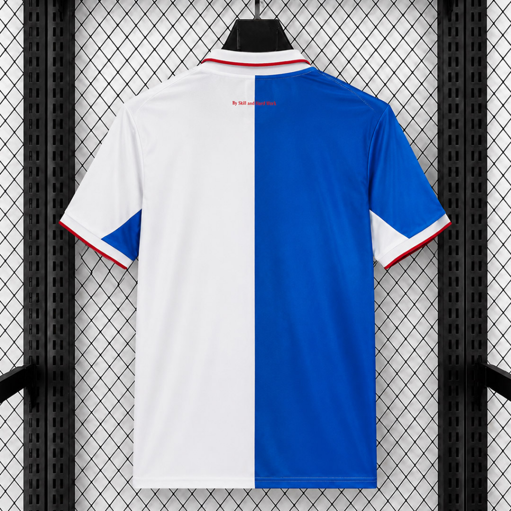 Blackburn Rovers 26/27 White/Blue/Red Trim Home Jersey