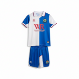 Blackburn Rovers 26/27 White/Blue/Red Trim Home Kids Jersey