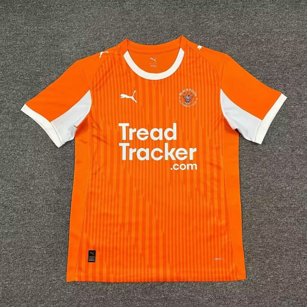 Blackpool 25/26 Orange/White Home Jersey