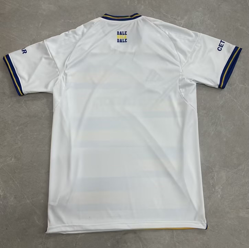 Boca 2026 White/Blue/Yellow Third Away Jersey