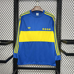 Boca Juniors 1981/82 Vintage Retro Home Long Sleeves Jersey