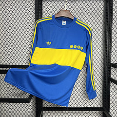 Boca Juniors 1981/82 Vintage Retro Home Long Sleeves Jersey
