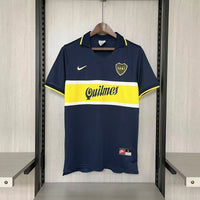 Boca Juniors 1996/97 Vintage Retro Blue/Yellow Home Jersey