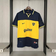 Boca Juniors 1999/00 Vintage Retro Blue/Yellow Home Jersey