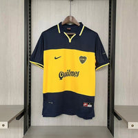 Boca Juniors 1999/00 Vintage Retro Blue/Yellow Home Jersey