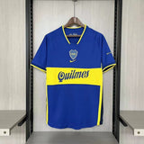 Boca Juniors 2002 Vintage Retro Blue Home Jersey