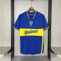 Boca Juniors 2002 Vintage Retro Blue Home Jersey