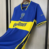 Boca Juniors 2002 Vintage Retro Blue Home Jersey