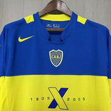 Boca Juniors 2005/06 Vintage Retro Blue/Yellow Home Jersey