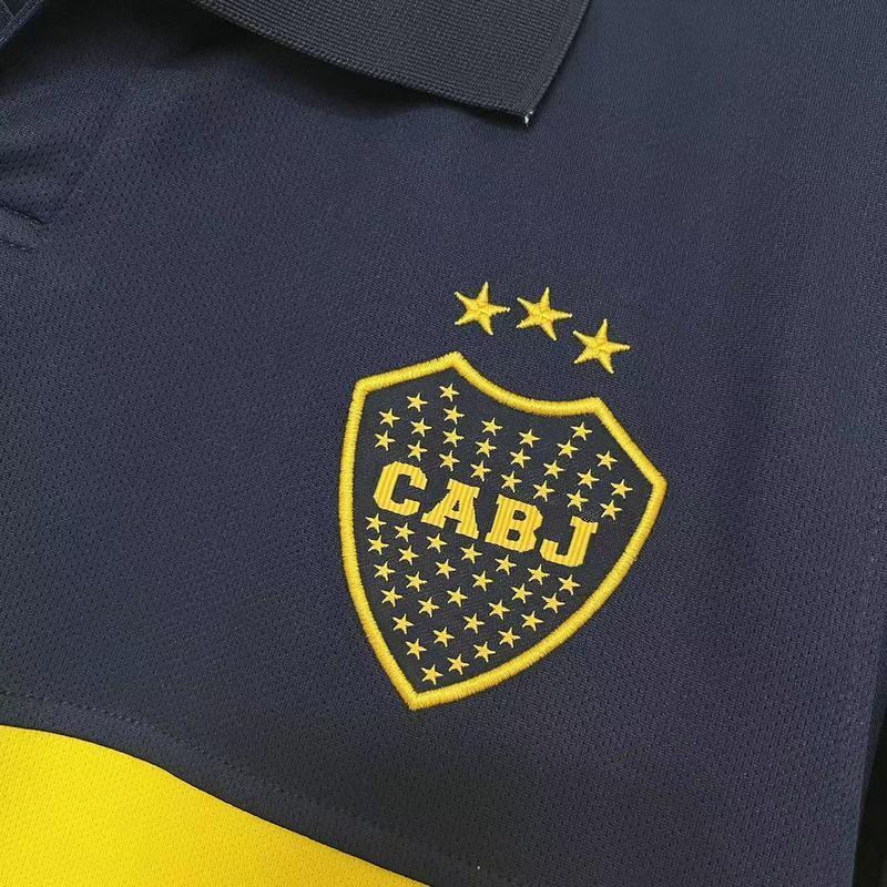 Boca Juniors 2009/10 Vintage Retro Black Home Jersey