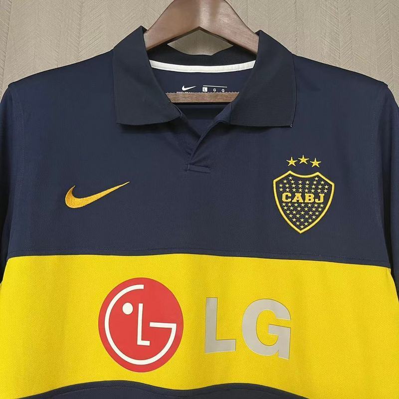 Boca Juniors 2009/10 Vintage Retro Black Home Jersey