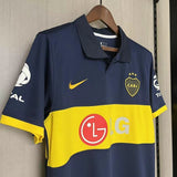 Boca Juniors 2009/10 Vintage Retro Black Home Jersey