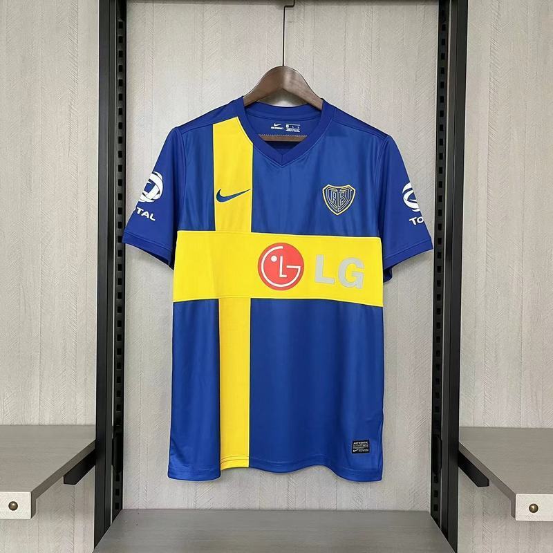 Boca Juniors 2009/10 Vintage Retro Blue/Yellow Home Jersey