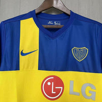 Boca Juniors 2009/10 Vintage Retro Blue/Yellow Home Jersey