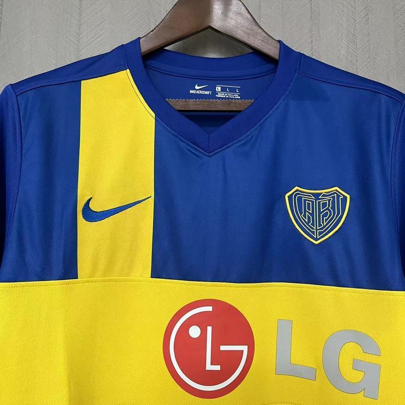 Boca Juniors 2009/10 Vintage Retro Blue/Yellow Home Jersey