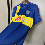 Boca Juniors 2009/10 Vintage Retro Blue/Yellow Home Jersey