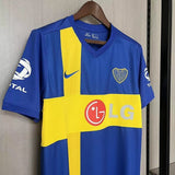 Boca Juniors 2009/10 Vintage Retro Blue/Yellow Home Jersey
