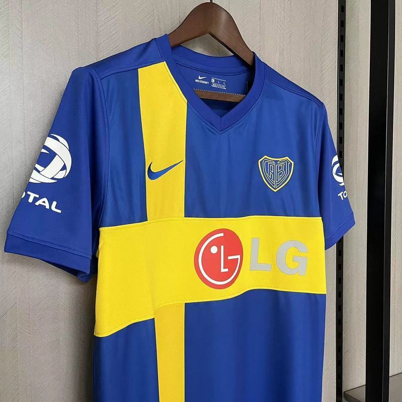 Boca Juniors 2009/10 Vintage Retro Blue/Yellow Home Jersey