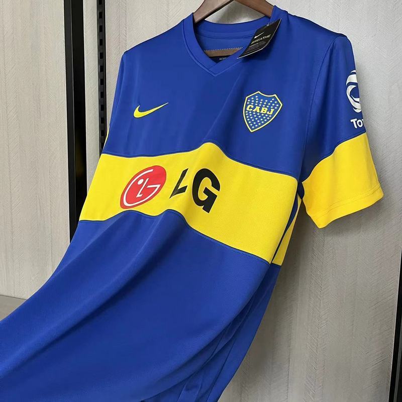 Boca Juniors 2011/12 Vintage Retro Blue Home Jersey