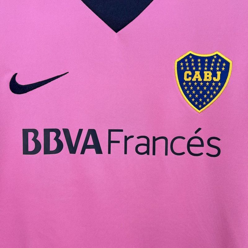 Boca Juniors 2013/14 Vintage Retro Pink Away Jersey