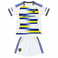 Boca Juniors 2026 White/Yellow/Blue Third Kids Jersey Set