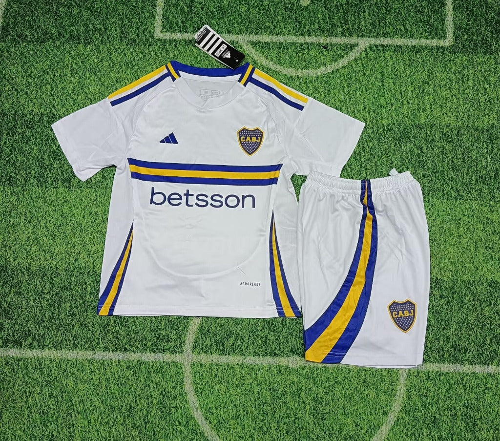 Boca Juniors 24/25 White Away Kids Kit - Concept Kits
