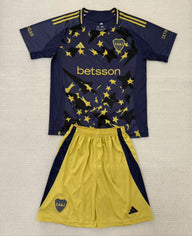 Boca Juniors 25/26 Dark Navy 4th Away Kids Kit - Concept Kits