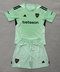 Boca Juniors 25/26 Green Goalkeeper Kids Kit - Concept Kits
