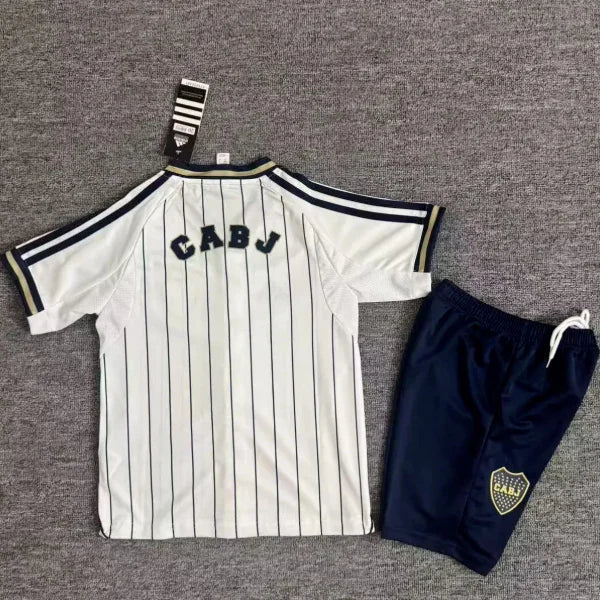 Boca Juniors 25/26 White Baseball Kids Jersey Set