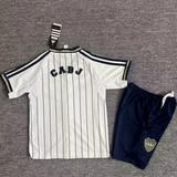 Boca Juniors 25/26 White Baseball Kids Jersey Set