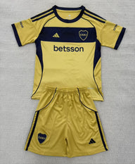 Boca Juniors 25/26 Yellow Away Kids Kit - Concept Kits