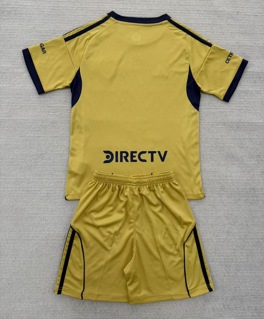 Boca Juniors 25/26 Yellow Away Kids Kit - Concept Kits