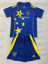 Boca Juniors 26/27 Blue/Yellow Kids Jersey Set