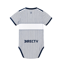 Boca Juniors 26/27 Navy/White Vertical Stripes Away Baby Bodysuit Jersey