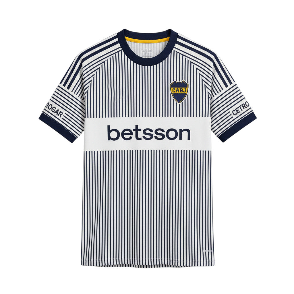 Boca Juniors 26/27 Navy/White Vertical Stripes Away Jersey