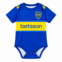 Boca Juniors 26/27 Royal Blue/Yellow Home Baby Bodysuit Jersey