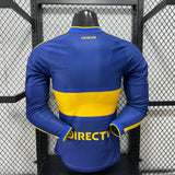 Boca Juniors 26/27 Royal Blue/Yellow Home Long Sleeves Player Version Jersey