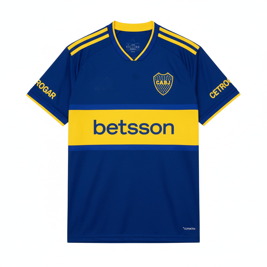 Boca Juniors 26/27 Royal Blue/Yellow Stripes Home Jersey