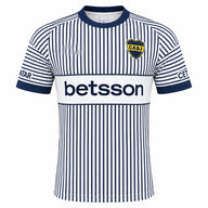 Boca Juniors 26/27 White/Navy Vertical Stripes Away Player Version Jersey
