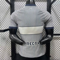 Boca Juniors 26/27 White/Navy Vertical Stripes Away Player Version Jersey