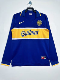 Boca Juniors 96/97 Vintage Retro Home Long Sleeve Jersey - Concept Kits