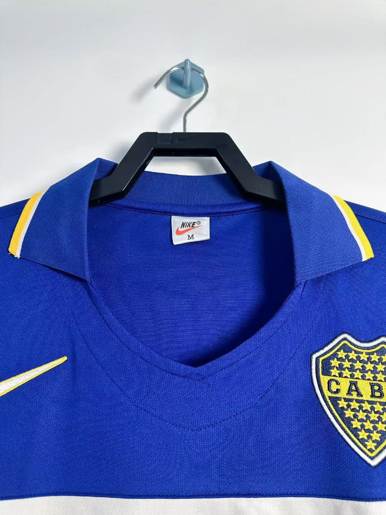 Boca Juniors 96/97 Vintage Retro Home Long Sleeve Jersey - Concept Kits