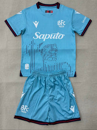 Bologna 25/26 Blue/Black Third Kids Jersey Set