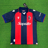 Bologna 26/27 Vertical Red/Blue Stripes Home Jersey