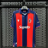 Bologna 26/27 Vertical Red/Blue Stripes Home Jersey