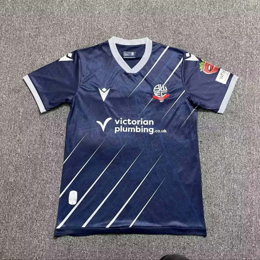 Bolton Wanderers 25/26 Blue/White Away Jersey