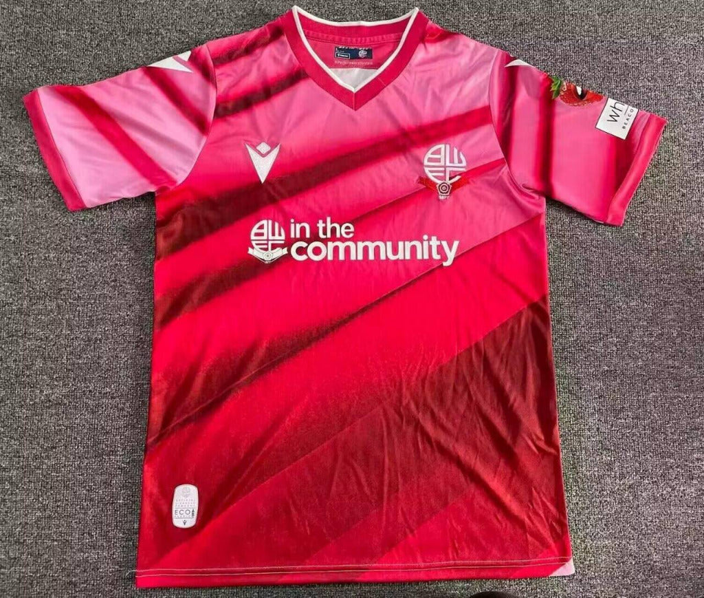 Bolton Wanderers 25/26 Pink/Red Third Jersey