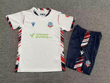 Bolton Wanderers 25/26 White/Red Home Kids Jersey Set