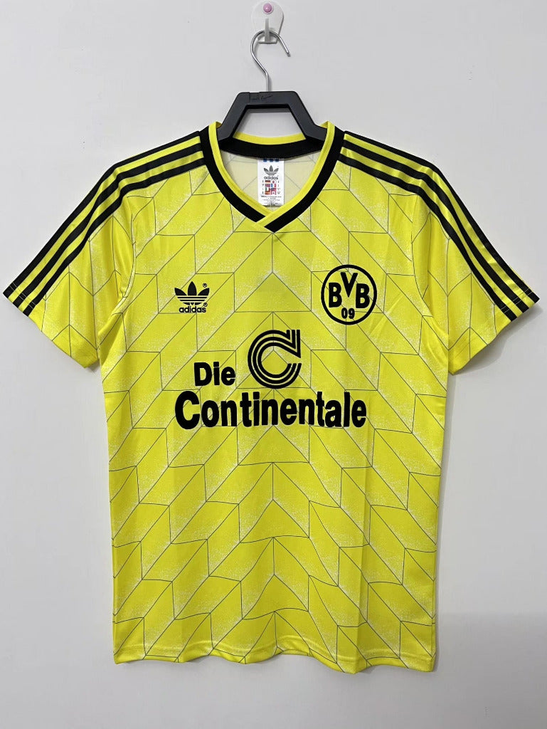 Borussia Dortmund 1988 Vintage Retro Home Jersey - Concept Kits