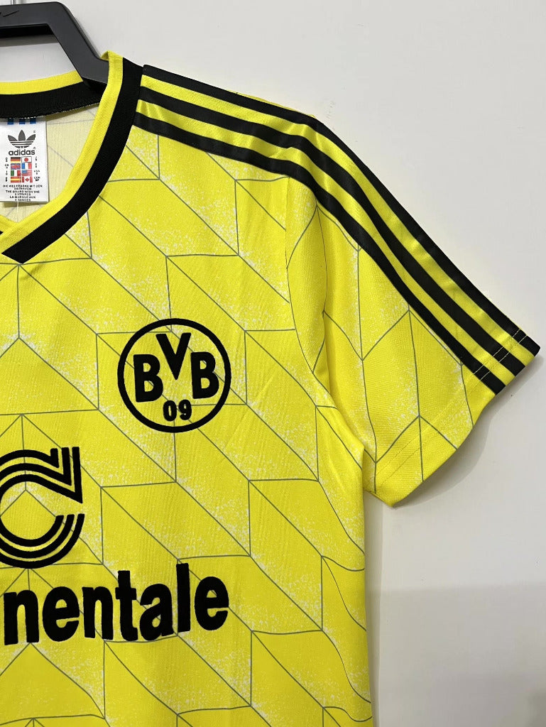 Borussia Dortmund 1988 Vintage Retro Home Jersey - Concept Kits